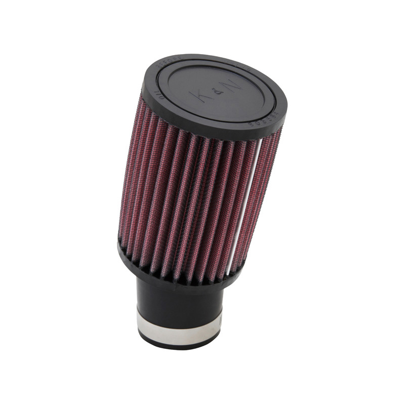 K&N Filtre à Air Universel Cylindrique 52mm raccordement, angle 17 degrés, 89mm diamètre, 127mm hauteur (RU-1780)