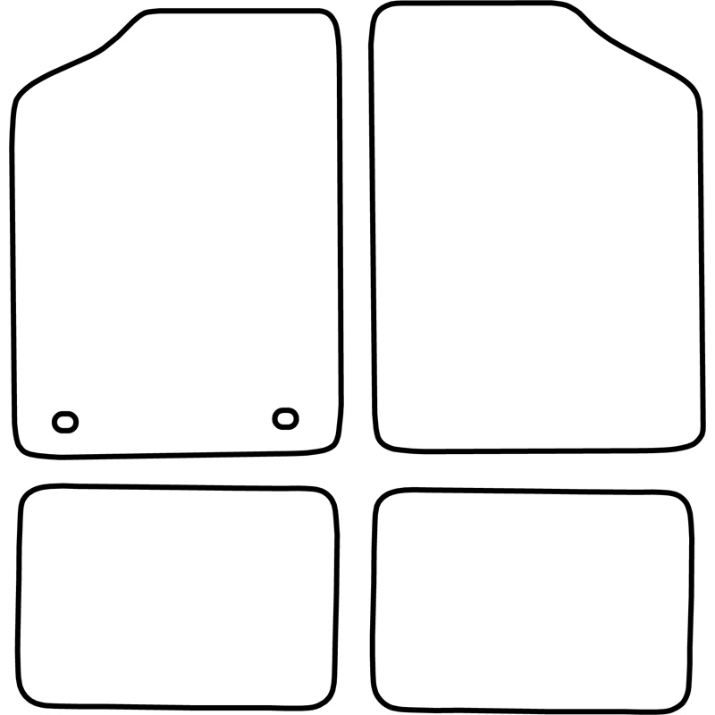 Set de tapis de sol sur mesure pour Volkswagen Golf I 1974-1983