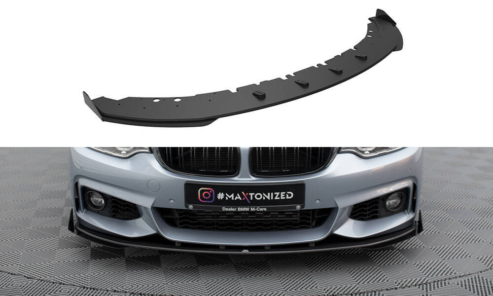 Voorspoiler met Canards Street Pro BMW 4 Coupe M Pakket F32 Maxton
