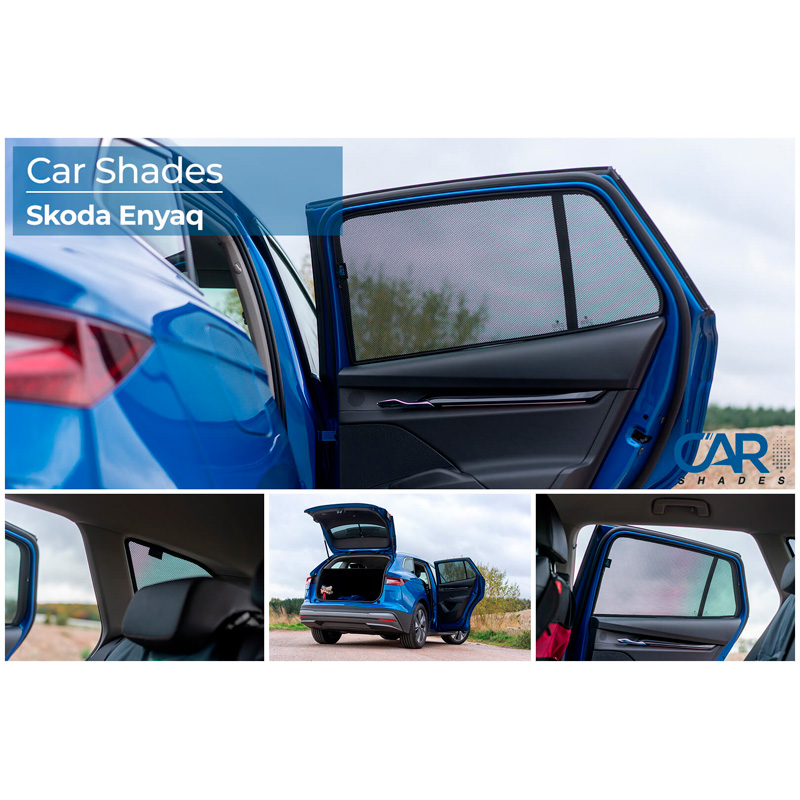 Set de Car Shades sur mesure pour Skoda Enyaq iV 2020- excl. Coupe (6-pièces)