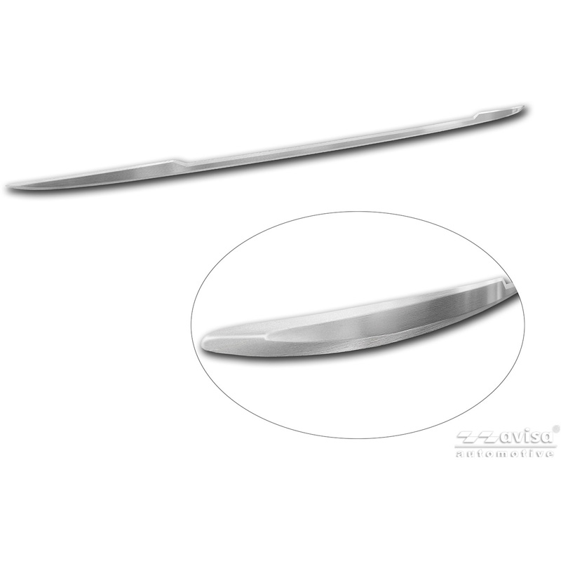 Avisa Revêtement d'habillage du hayon du coffre inox brossé sur mesure pour Toyota Yaris Cross (MXP) 2020-