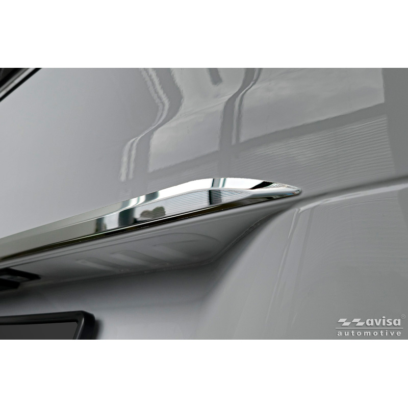 Avisa Revêtement d'habillage du hayon du coffre inox Chrome sur mesure pour Mercedes Classe V (W447) 2014-2019, Facelift 2019-2024 & Facelift 2024-