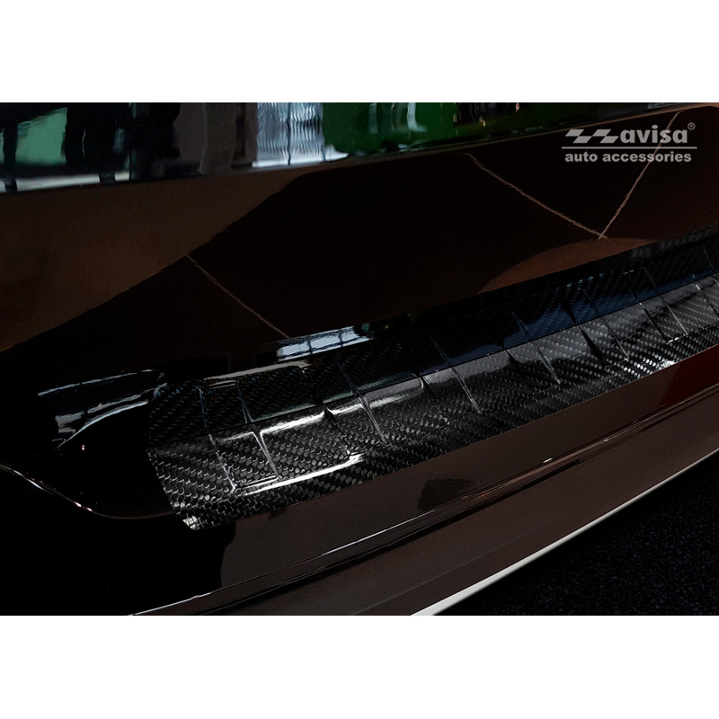 Protection de seuil arrière carboné 3D sur mesure pour Seat Ateca 2016-2020 & FL 2020-