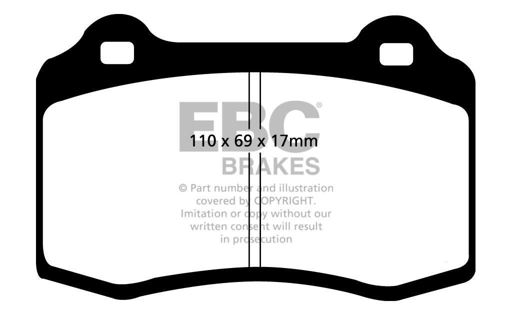 EBC Brakes OPEL Monza 2.8 79-83 Remblokken voorzijde greenstuff