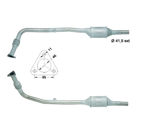 VW LUPO 1.0i 999 cc 37 Kw / 50 cv AER Magnaflow CAT Bouwjaar: 10