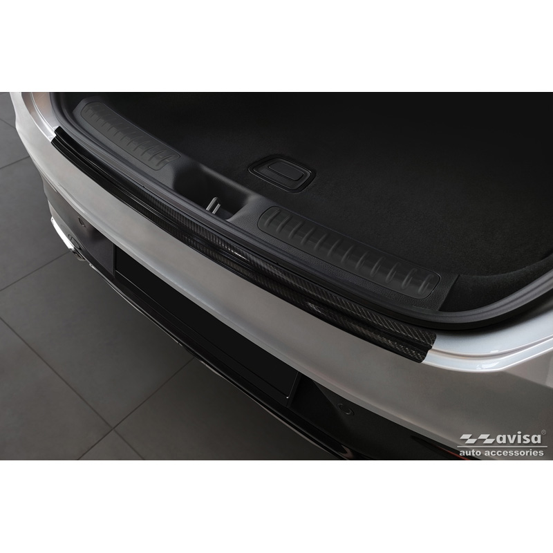 Protection de seuil arrière carboné 3D sur mesure pour Mercedes GLC II Coupe (C254) 2022-
