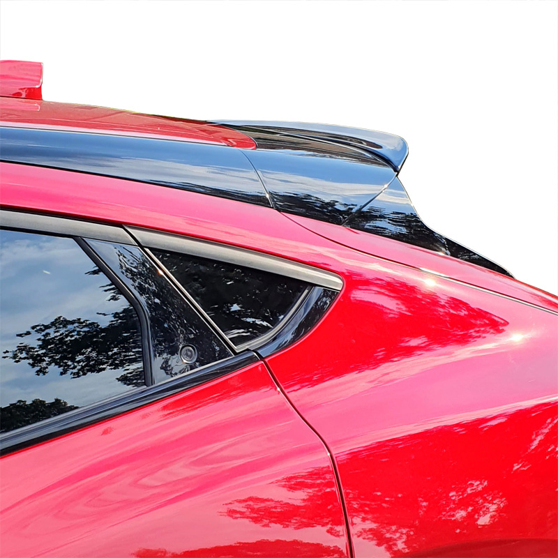 Becquet de toit sur mesure pour Ford Mustang Mach-E 2020- 'M4' (ABS Noir luisant)