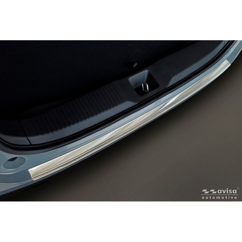 Avisa Protection de seuil arrière inox sur mesure pour Honda HR-V III 2021-'Ribs'