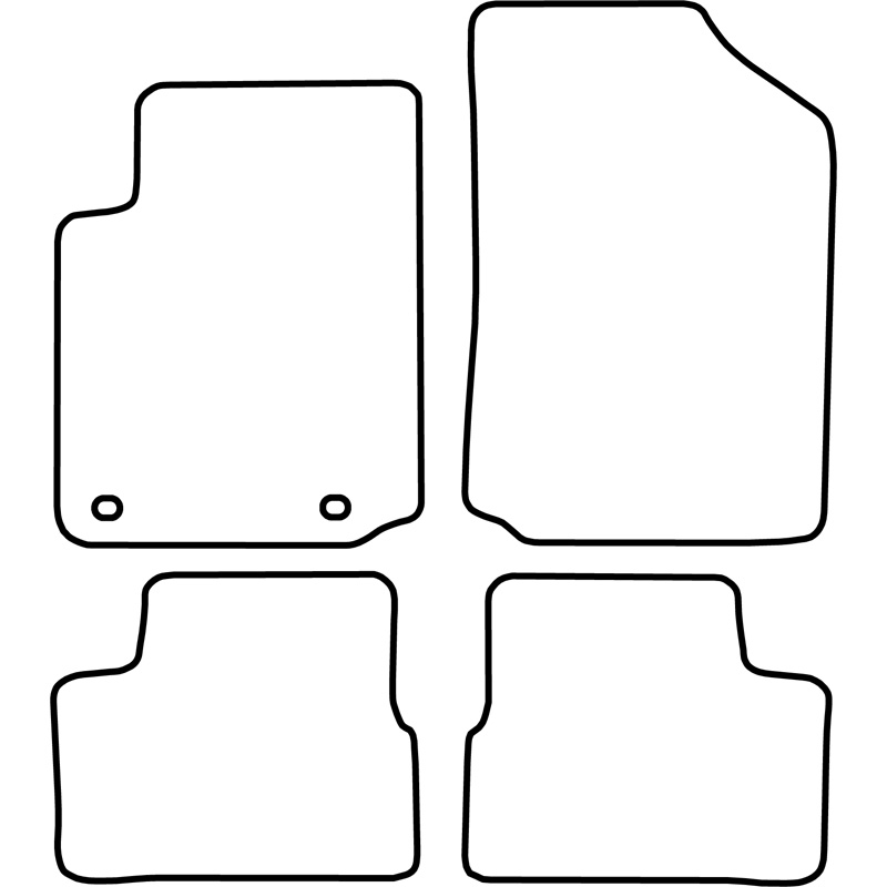 Set de tapis de sol sur mesure pour Citroen C3 2002-2005