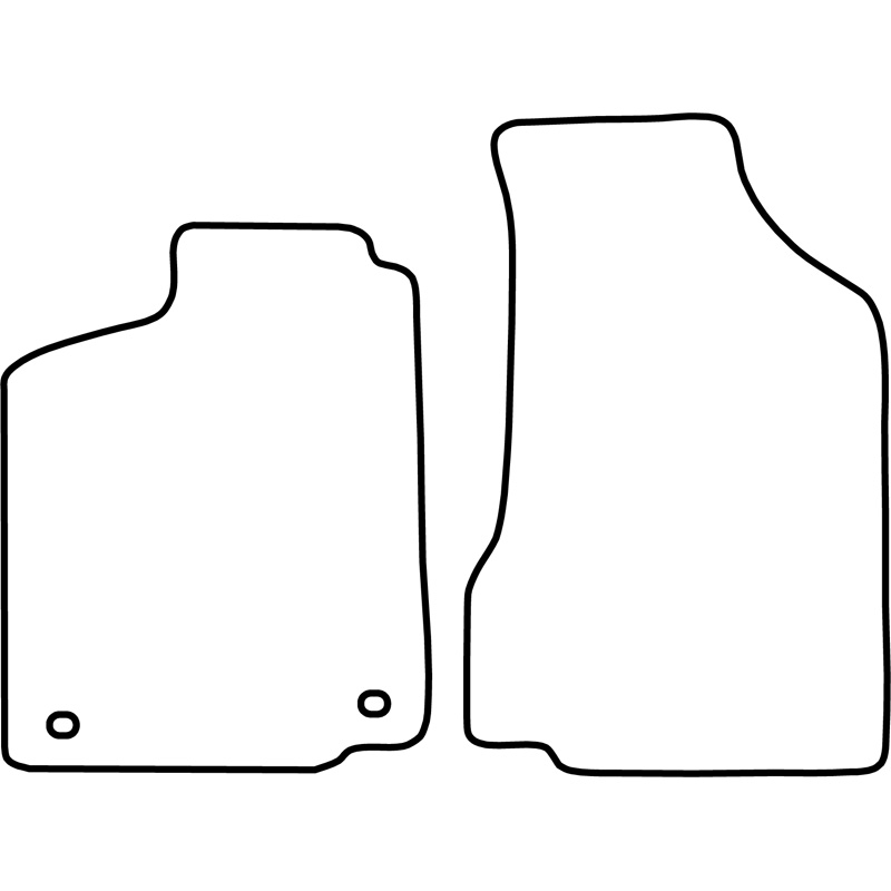 Set de tapis de sol sur mesure pour Seat Inca 1996-2003