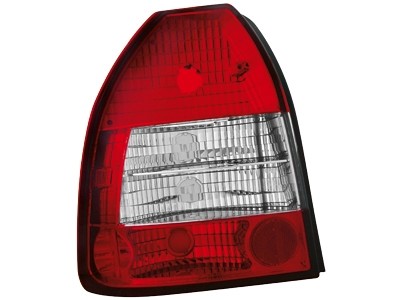 Feux arriere Honda Civic 96-01 3 door rouges/blanc