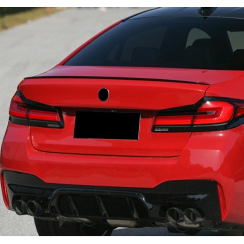 Spoiler arrière sur mesure pour BMW Série 5 G30 Sedan 2016-2023 (ABS Noir Luisant)