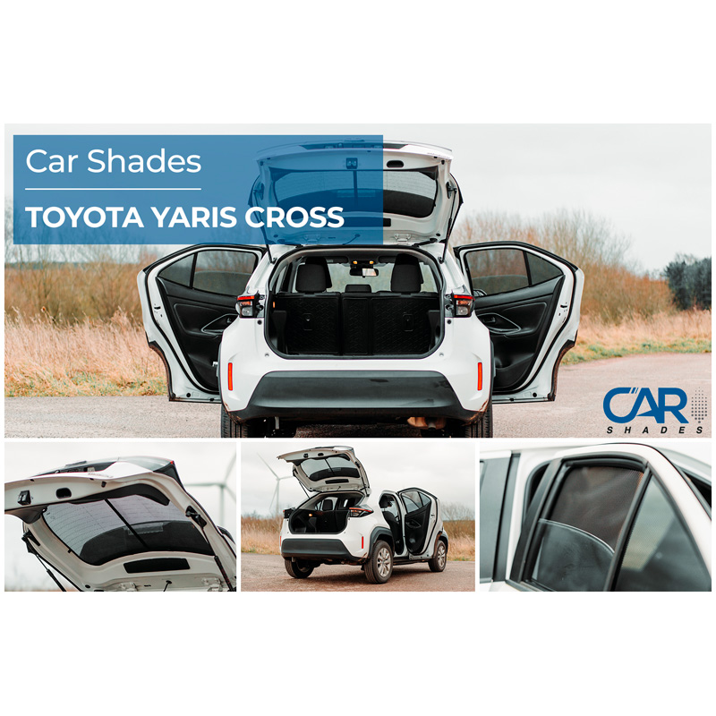 Set de Car Shades sur mesure pour Toyota Yaris Cross (MXP) 2020- (4-pièces)