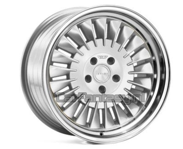 Ispiri CSR1D 8.5/9.5x18 5X100 ET35 SILVER-POLISHED-LIP Breedset