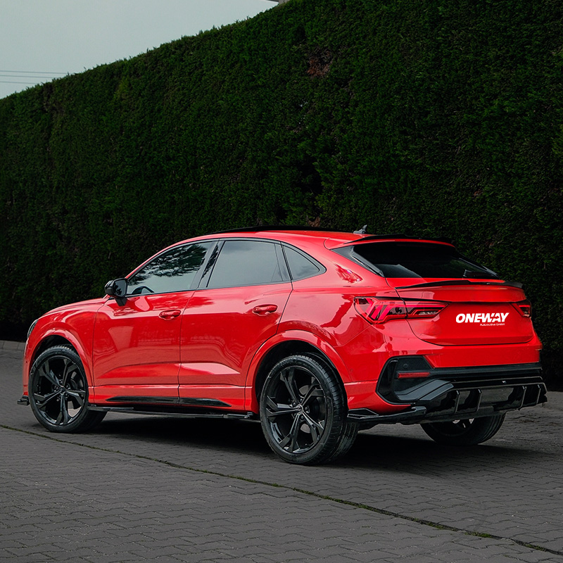 Oneway Becquet arrière sur mesure pour Audi Q3 (F3N) Sportback 2019-2025 incl. S-Line/RSQ3 - Noir brillant