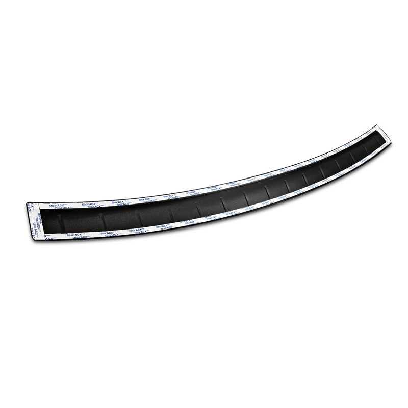 Protection de seuil arrière inox noir mat sur mesure pour Polestar 2 2019-2023 & Facelift 2023- 'Ribs'
