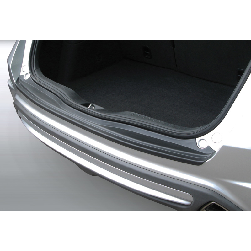 Protection de seuil arrière (ABS) sur mesure pour Honda Civic 2006-2011 Noir