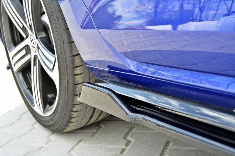Zijskirts VW Golf 7.5 R Facelift Glans Zwart