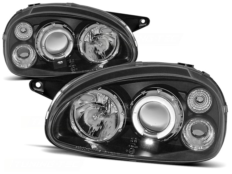 Phares Corsa B Angel Eyes noire