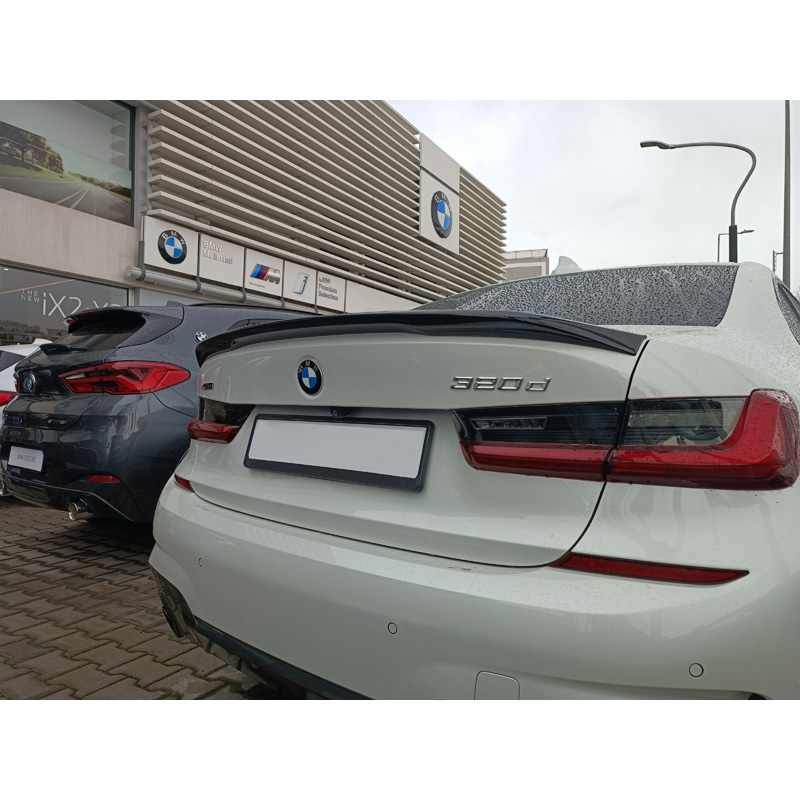 Lèvre spoiler arrière sur mesure pour BMW serie 3 G20 Sedan 2018- (PU)