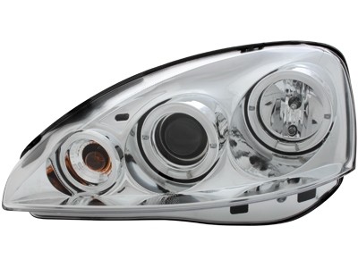 Phares Opel Corsa C Angel Eyes chrome