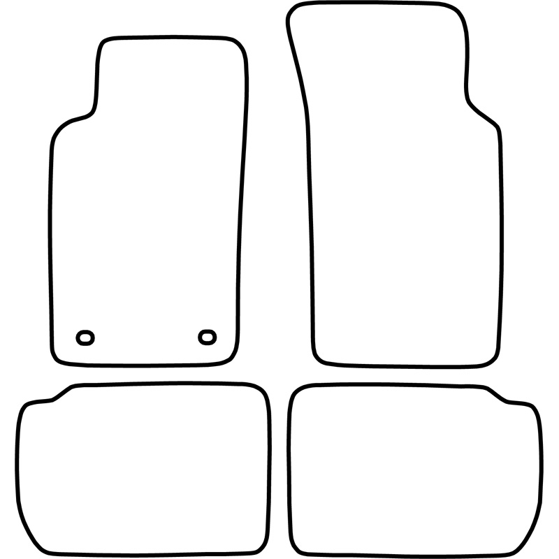 Set de tapis de sol sur mesure pour Ford Sierra 1987-1993