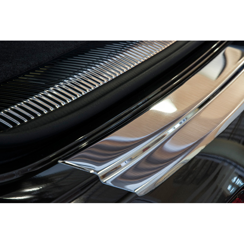 Protection de seuil arrière inox sur mesure pour Audi Q7 2015-2019 & 2019- incl. S-Line