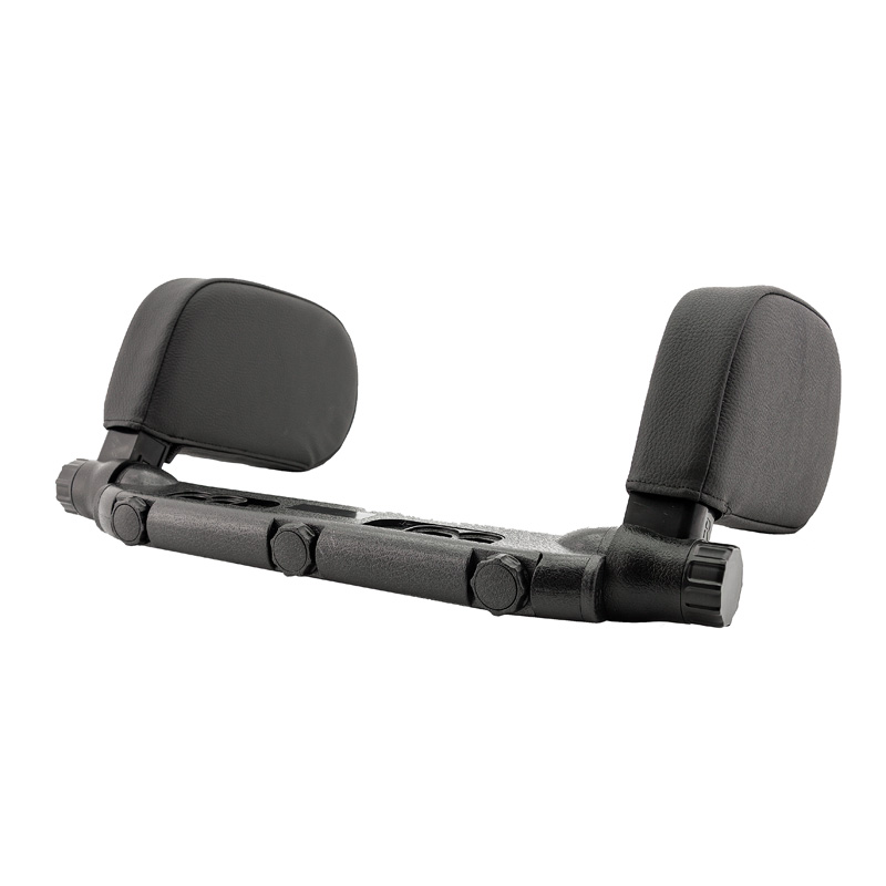 Premium Appui-tête de voyage réglable universel - Cuir Artificiel Anthracite