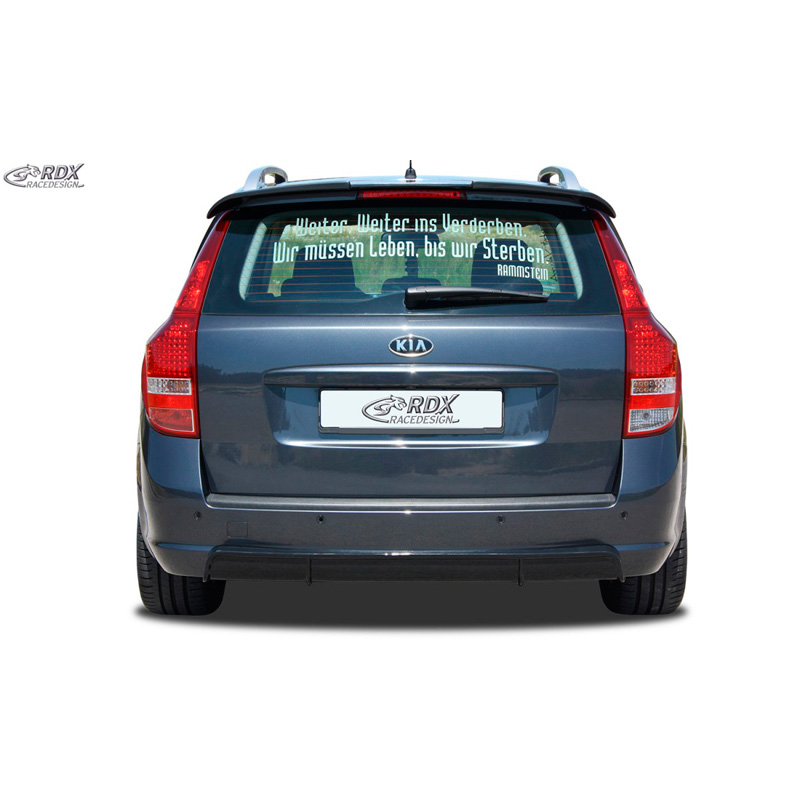 Jupe arrière 'Diffuseur' sur mesure pour Kia Cee'd ED SW 2007-2012 (ABS noir luisant)