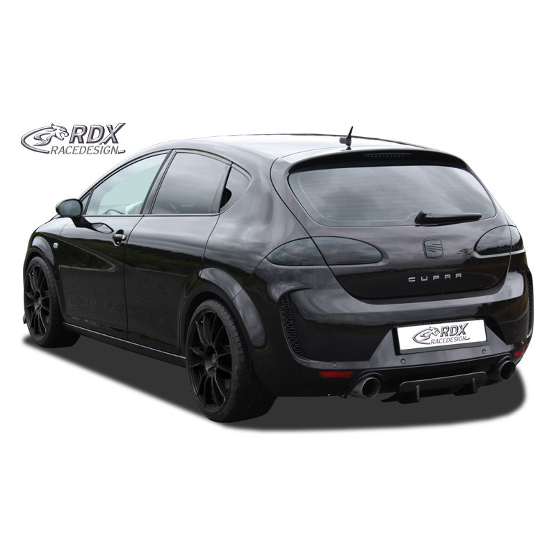 Jupe arrière 'Diffuseur U-Diff' sur mesure pour Seat Leon (1P) 2005-2012 (PU)