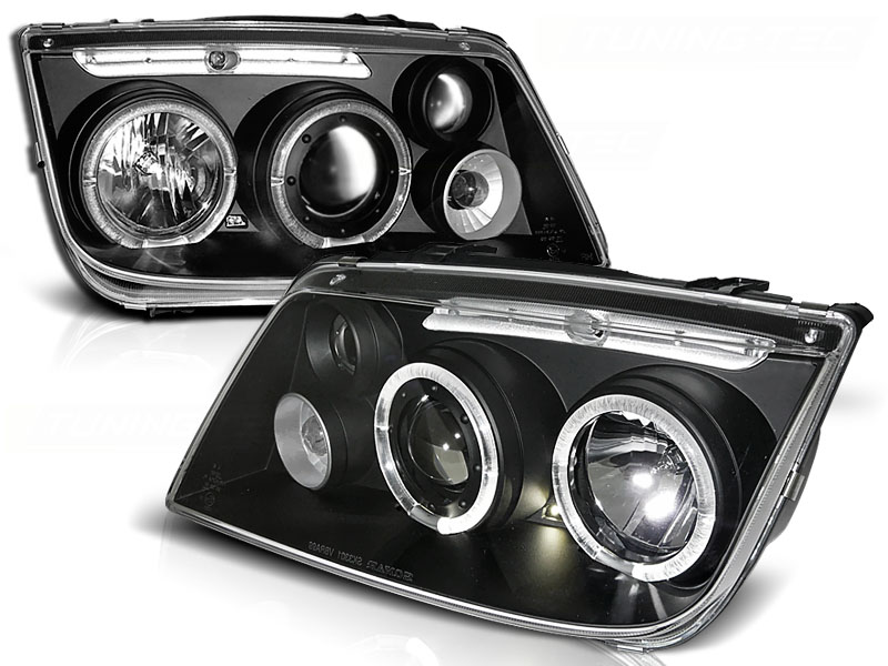 Phares VW Bora Angel Eyes noire