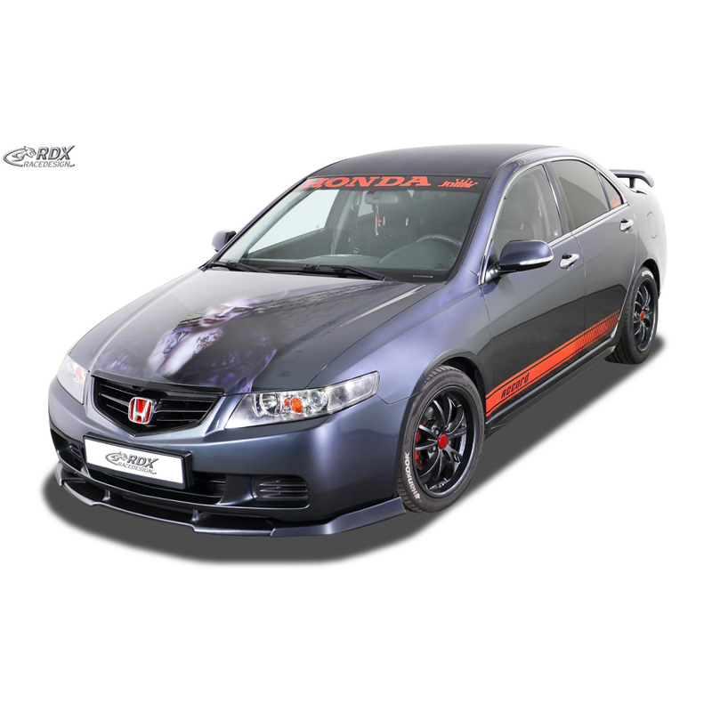 Jupes latérales 'Slim' sur mesure pour Honda Accord Sedan/Tourer 2003-2008 (ABS noir luisant)
