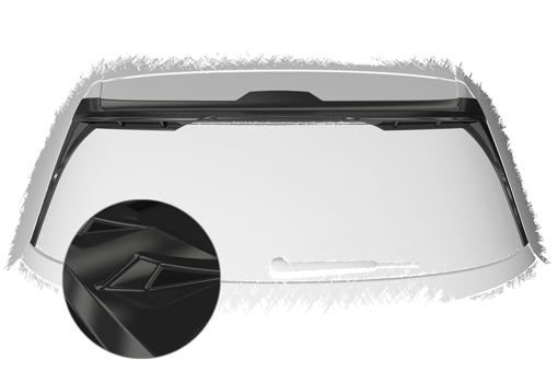 Spoiler VW Golf 7 (Typ AU) CSR Glans Zwart