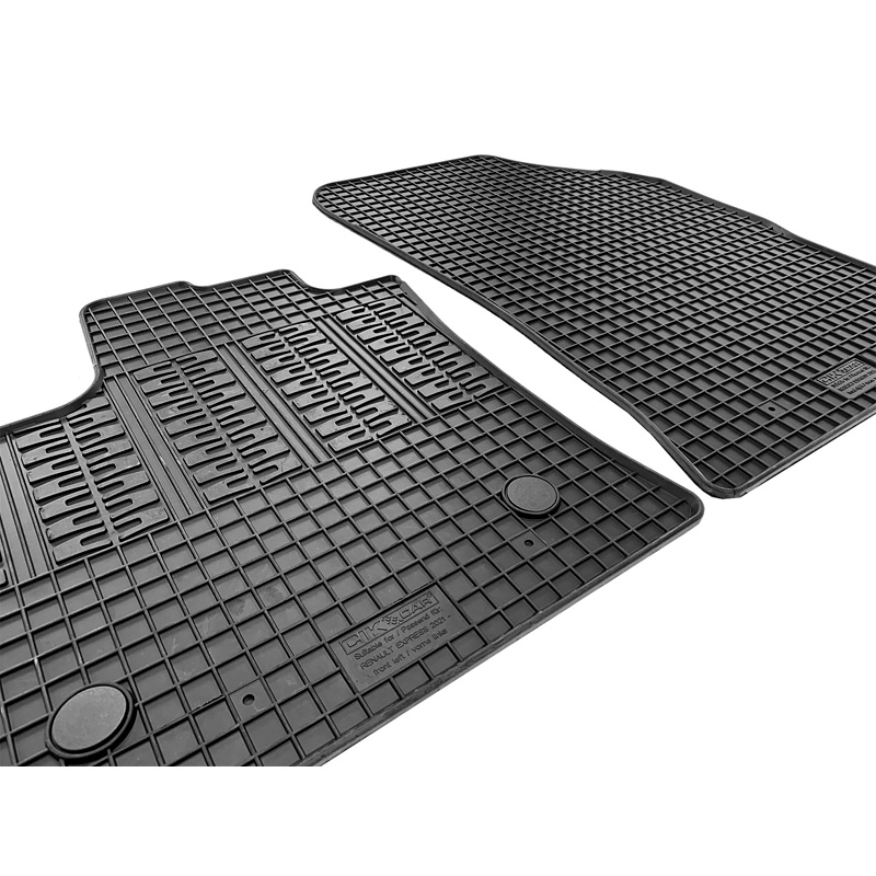 Set tapis de caoutchouc sur mesure pour Renault Express Cargo 2021- (2-pièces + points de fixage)