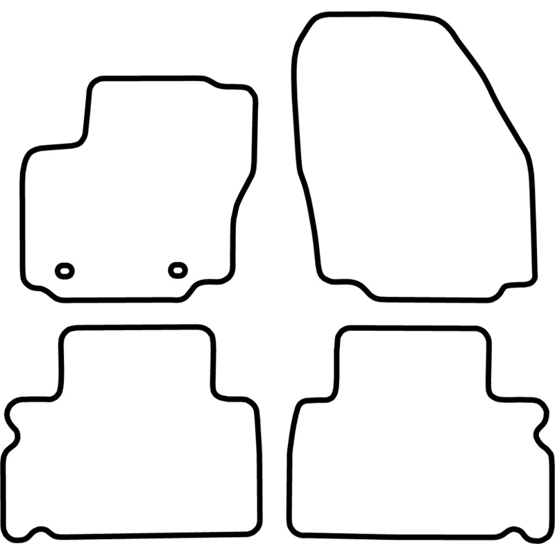Set de tapis de sol sur mesure pour Ford Galaxy 2006-2011 (5 Personnes)