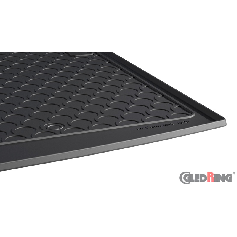 Coquille coffre-arrière Rubbasol (caoutchouc) sur mesure pour Volkswagen Caddy V MPV 2020- & Ford Tourneo Connect MPV L1 2022-