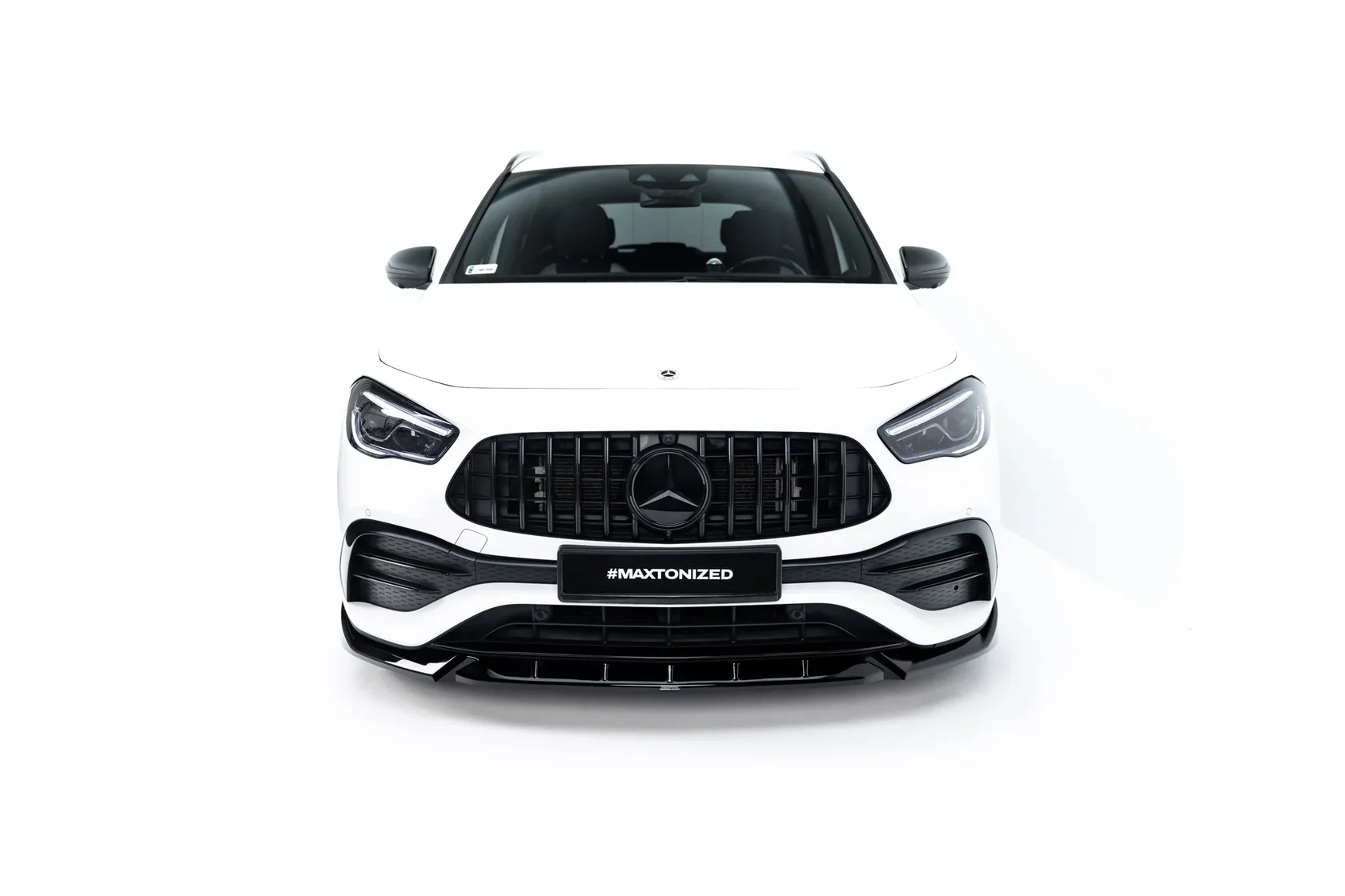 Voorspoiler Mercedes-AMG GLA 35 H247 Glans Zwart