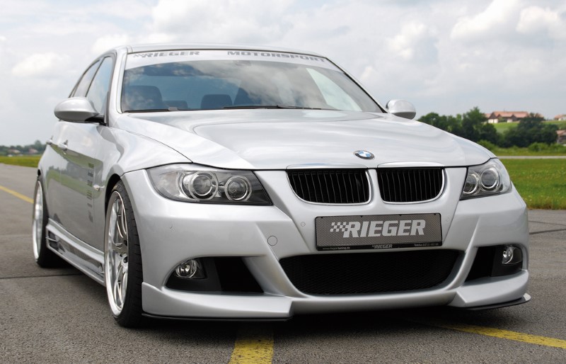 Voorbumper BMW E90 met ABE met uitsparing voor pdc Rieger