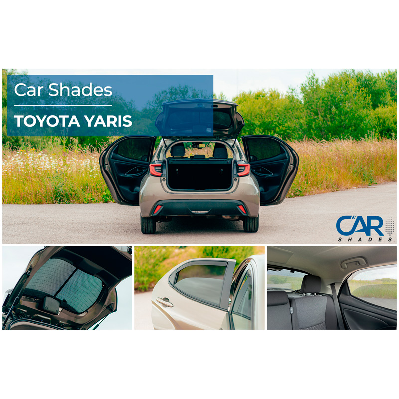 Set de Car Shades sur mesure pour Toyota Yaris (P21) 2020- (4-pièces)