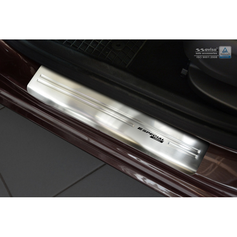 Seuils de portes inoxydable sur mesure pour Opel Astra K Sportstourer 2015-2022 - 'Special Edition' - 4-pièces