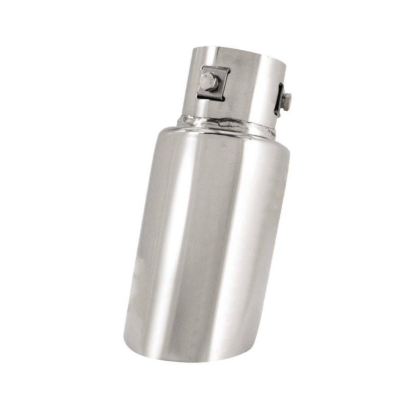 Simoni Racing Embout d'Échappement Ovale Inox - 119x76xL178mm - Montage ->55mm