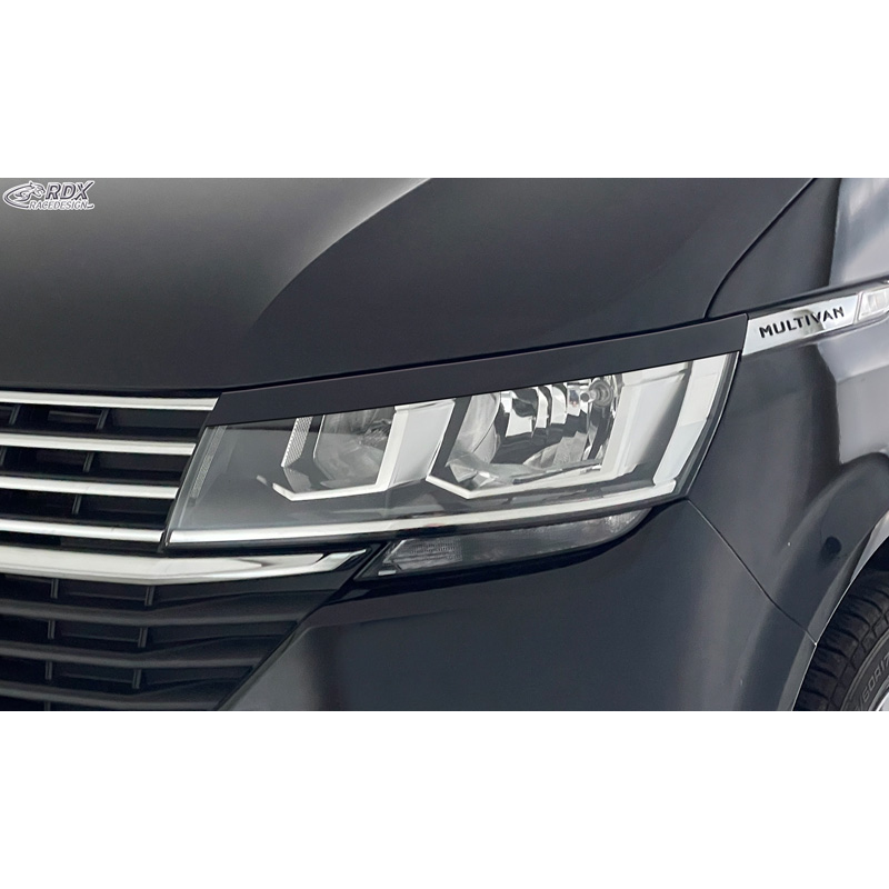 Spoilers de phares sur mesure pour Volkswagen Transporter T6.1 2021- (ABS)