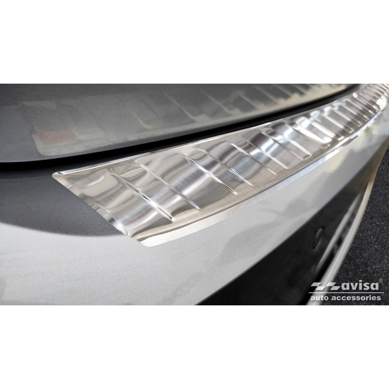 Protection de seuil arrière inox sur mesure pour Volkswagen Arteon Shooting Brake incl. eHybrid 2020- 'Ribs'