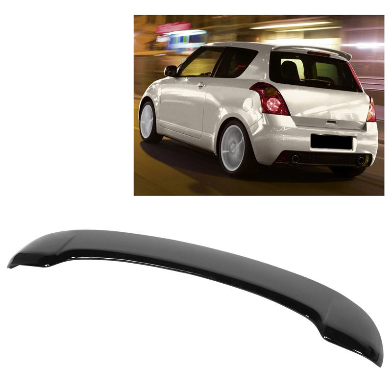 Becquet de toit sur mesure pour Suzuki Swift II 2005-2010 (ABS Noir Luisant)