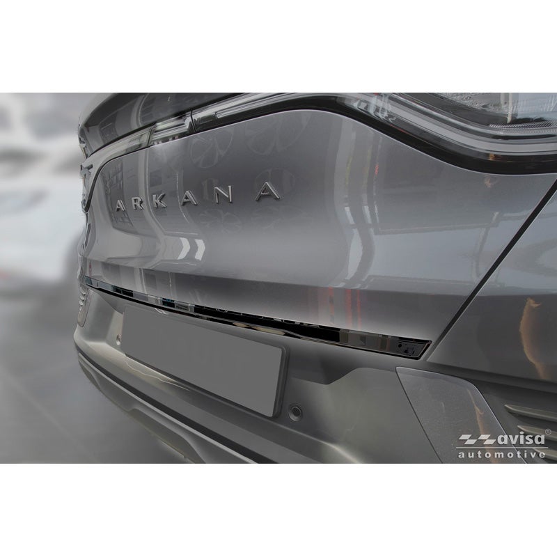 Avisa Moulure de hayon en Inox Noir Chrome sur mesure pour Renault Arkana 2020-