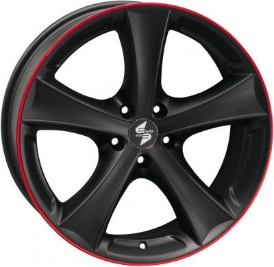 Velgen EtaBeta Tettsut zwart red 10x22 5x115 ET40