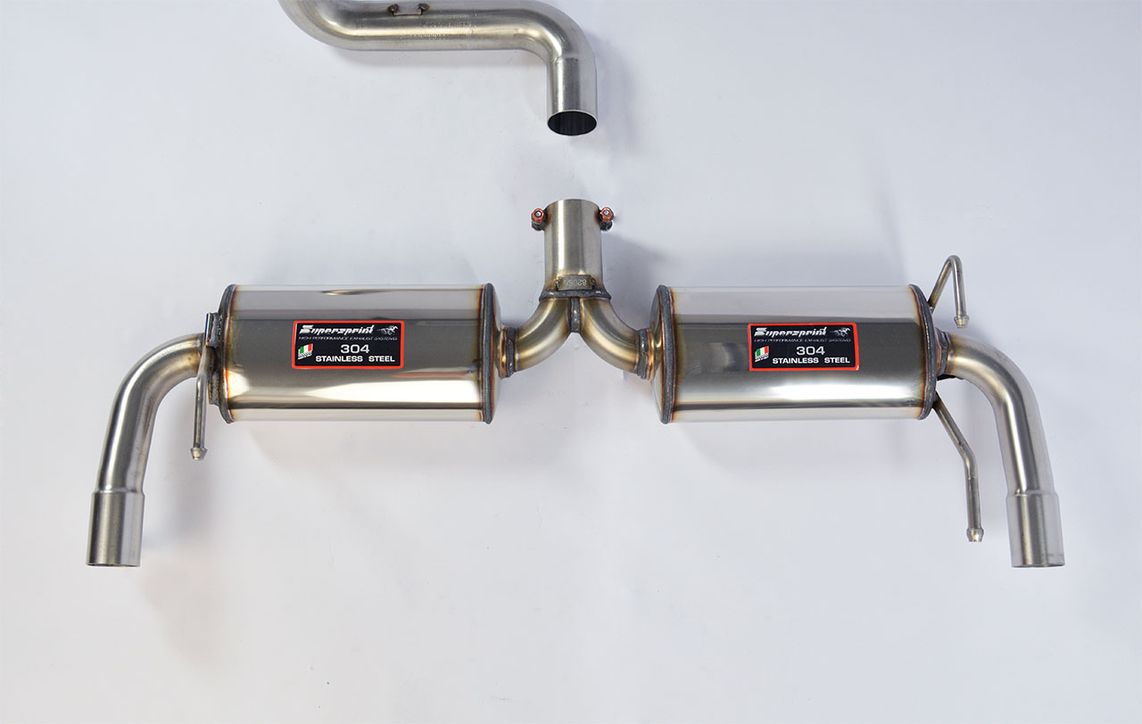 500 ABARTH 1.4T Multiair "Mod. USA" Rear exhaust Right - Left