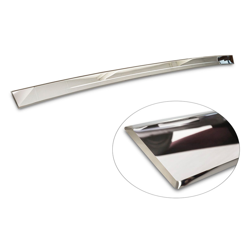 Avisa Revêtement d'habillage du hayon du coffre inox Chrome sur mesure pour Peugeot 3008 III 2024-