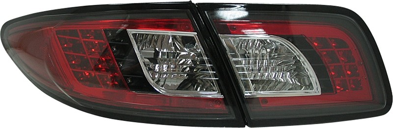 Feux arriere mazda6 4/5 door led chromee noire