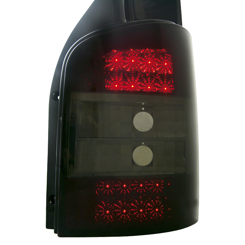 Set de Feux Arrière LED sur mesure pour Volkswagen T5 2003-2015 (pour modèles avec hayon) - Fumée